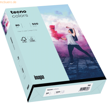 5 x Inapa Multifunktionspapier tecno colors A3 80 g/qm VE=500 Blatt he 5 x Inapa Multifunktionspapier tecno colors A3 80 g/qm VE=500 Blatt he von Inapa