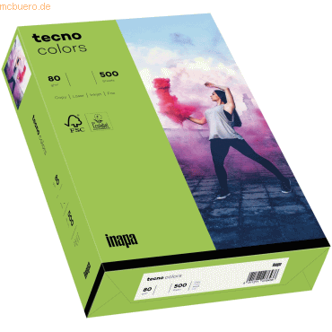 5 x Inapa Multifunktionspapier tecno colors A3 80g/qm VE=500 Blatt grü 5 x Inapa Multifunktionspapier tecno colors A3 80g/qm VE=500 Blatt grü von Inapa