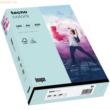 5 x Inapa Multifunktionspapier tecno colors A4 120 g/qm VE=250 Blatt h 5 x Inapa Multifunktionspapier tecno colors A4 120 g/qm VE=250 Blatt h von Inapa