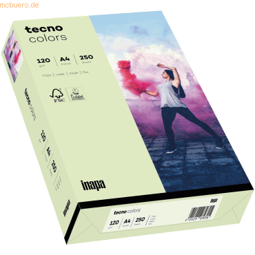 5 x Inapa Multifunktionspapier tecno colors A4 120 g/qm VE=250 Blatt h 5 x Inapa Multifunktionspapier tecno colors A4 120 g/qm VE=250 Blatt h von Inapa