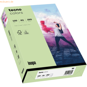 5 x Inapa Multifunktionspapier tecno colors A4 120g/qm VE=250 Blatt mi 5 x Inapa Multifunktionspapier tecno colors A4 120g/qm VE=250 Blatt mi von Inapa