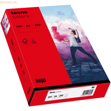5 x Inapa Multifunktionspapier tecno colors A4 160g/qm VE=250 Blatt in 5 x Inapa Multifunktionspapier tecno colors A4 160g/qm VE=250 Blatt in von Inapa