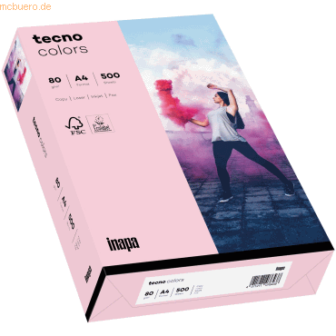 5 x Inapa Multifunktionspapier tecno colors A4 80 g/qm VE=500 Blatt he 5 x Inapa Multifunktionspapier tecno colors A4 80 g/qm VE=500 Blatt he von Inapa
