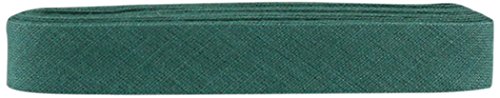 Inastri Baumwoll Baumwolle Schrägband 14/4/4 mm Farbe Flasche Grün 74–3 m von Inastri