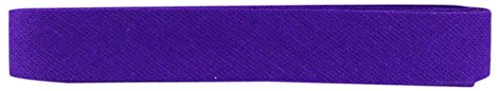 Inastri Baumwoll Baumwolle Schrägband 14/4/4 mm Farbe Lila 71–3 m von Inastri