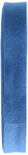 Inastri Baumwoll Baumwolle Schrägband 14/4/4 mm Farbe Pfau blau 30–3 m Inastri Baumwoll Baumwolle Schrägband 14/4/4 mm Farbe Pfau blau 30–3 m von Inastri