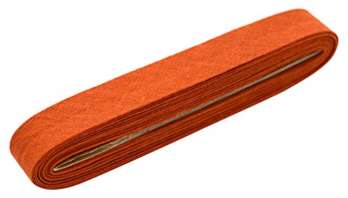 Inastri Baumwoll Baumwolle Schrägband 14/4/4 mm Farbe Rost 79–3 m Inastri Baumwoll Baumwolle Schrägband 14/4/4 mm Farbe Rost 79–3 m von Inastri
