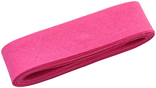 Inastri Baumwoll Baumwolle Schrägband 25/5/5 mm; einzelfalten Farbe Shocking Pink 66–3 M Inastri Baumwoll Baumwolle Schrägband 25/5/5 mm; einzelfalten Farbe Shocking Pink 66–3 M von Inastri