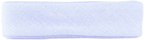 Inastri Baumwoll Baumwolle Schrägband 25/5/5 mm; einzelfalten Farbe Sky Blau 24–3 m von Inastri