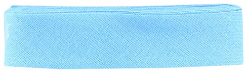 Inastri Schrägband, 25/5/5 mm, Farbe Türkis 102-3 m, 100% Baumwolle, 13 x 11 x 2 cm von Inastri