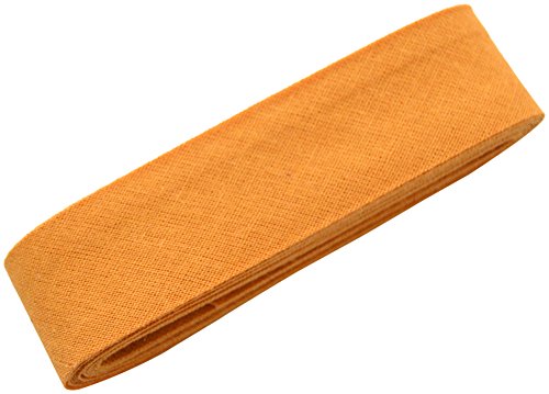 Inastri Schrägband, 25/5/5mm, Honiggold, 56-3 m, 100% Baumwolle, Honey Gold, 13 x 11 x 2 cm von Inastri