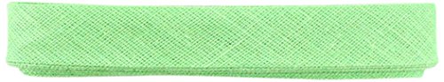 Inastri Schrägband 14/4/4mm Farbe apfelgrün 89-3m, 100% Baumwolle, 13 x 11 x 2 cm von Inastri