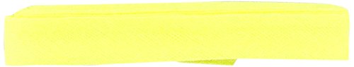 Inastri Schrägband 14/4/4mm Farbe gelb 10-3m, 100% Baumwolle, 13 x 11 x 2 cm von Inastri