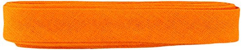 Inastri Schrägband 14/4/4mm Farbe orange 14-3m, 100% Baumwolle, 13 x 11 x 2 cm von Inastri