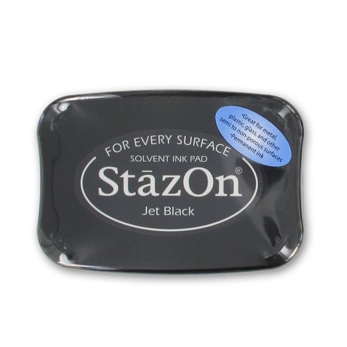 Stempelkissen Stazon Jet Black von Inconnu