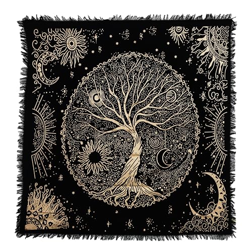 Indian Consigners Himmlischer Baum des Lebens Altar Tuch Hexerei Hexerei Tischdecke Ändern Heilig Tischtuch Spirituell Buchstabieren Hexe Tarot-Spread 18" Indian Consigners Himmlischer Baum des Lebens Altar Tuch Hexerei Hexerei Tischdecke Ändern Heilig Tischtuch Spirituell Buchstabieren Hexe Tarot-Spread 18" von Indian Consigners