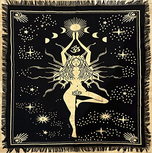Indian Consigners Witchcraft Supplies Tarot-Spread-Alterungstuch, Dreifach-Altar Indian Consigners Witchcraft Supplies Tarot-Spread-Alterungstuch, Dreifach-Altar von Indian Consigners