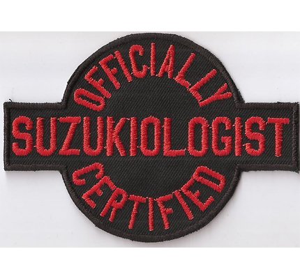 Suzukiologist, Officially Certified, Suzuki, Racing, Schrauber, Biker, Aufnäher, Patch Suzukiologist, Officially Certified, Suzuki, Racing, Schrauber, Biker, Aufnäher, Patch von Individual Software