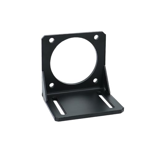 IndusTradCorp 1pc Nema34 86mm Servo Schrittmotor Sitz 86 Stepper Ausgestattet Schwarz Stahl Montage Halterung(HHBP86-4S for nema34) von IndusTradCorp