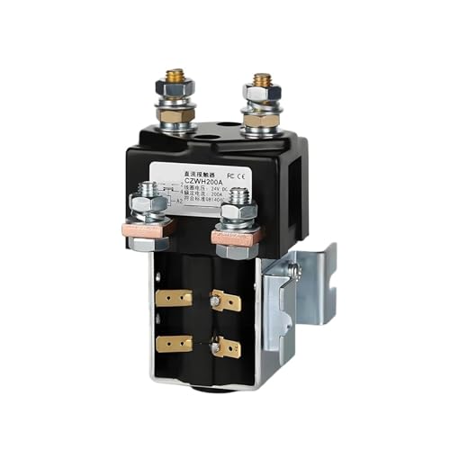 IndusTradCorp CZWH200A DC-Schütz, Hochstromschütz, 12 V 24 V 36 V 48 V 60 V 72 V Schütz(12V) von IndusTradCorp