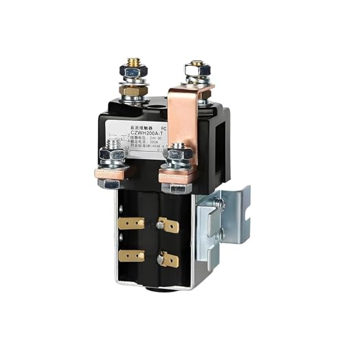 IndusTradCorp CZWH200A-T DC-Schütz, 1 Schließer 1 Öffner Konvertieren 12V-72V Schütz(24V) von IndusTradCorp