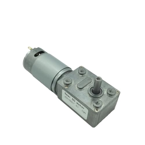 IndusTradCorp JGY-395 Schneckengetriebemotor DC 12V 24V Reduziermotor, Schneckenuntersetzungsgetriebe, selbstsichernder Getriebemotor(12v 4.5rpm) von IndusTradCorp