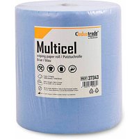 Industrade® Putztuchrolle Multicel 3-lagig blau, 1.000 Blätter von Industrade®