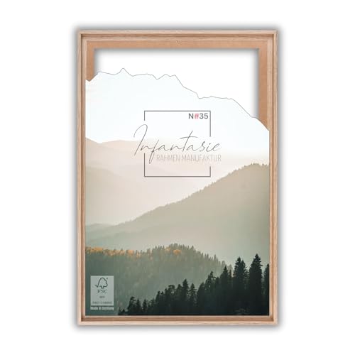 Infantasie 'N°35' Schattenfugenrahmen für 60x120 cm Keilrahmen | Eiche Hell | MDF-Holz Bilderrahmen für Keilrahmen Leinwände inkl. Aufhänger und Montagematerial Infantasie 'N°35' Schattenfugenrahmen für 60x120 cm Keilrahmen | Eiche Hell | MDF-Holz Bilderrahmen für Keilrahmen Leinwände inkl. Aufhänger und Montagematerial von Infantasie