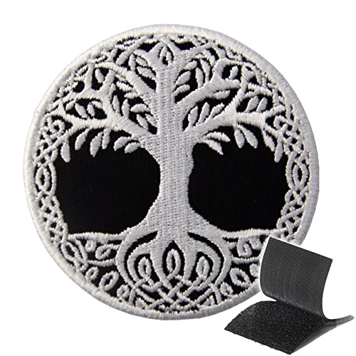 INFANTRYPRO Aufnäher Baum des Lebens, Bonsai, Yin Yang Tao, Baum des Lebens, Balance, Zen, Stickerei, Befestigung, zum Aufbügeln / Aufbügeln, Rucksack, Jacke, DIY, Gelassenheit, Meditation von InfantryPro