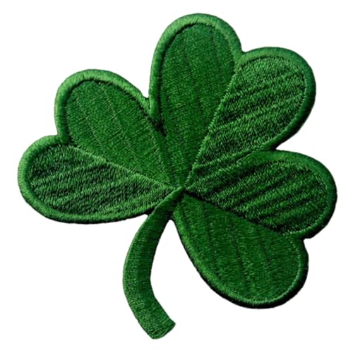 INFANTRYPRO Aufnäher Kleeblatt, keltisch, Shamrock, Grün, Kleeblatt, Stickerei, Glücksbringer, St. Patrick's Day, zum Aufbügeln / Nähen, zum Aufbügeln, zum Aufbügeln, zum Aufbügeln von InfantryPro