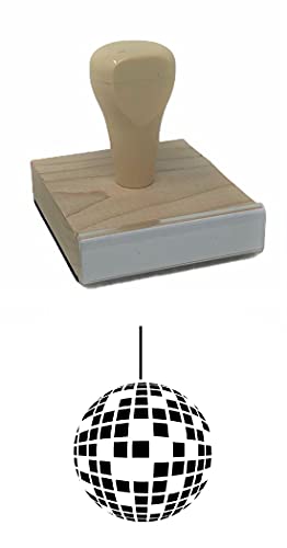 Infusion Gummistempel mit Discokugeln, 5,1 x 5,1 cm von Infusion
