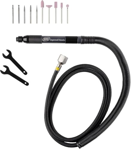 Ingersoll Rand Stiftschleifer Set 320PGK, Multifunktionswerkzeug zum Schleifen, Endreinigen & Polieren, inkl. 5 Schleifstifte, 5 Metallfräser & Koffer Ingersoll Rand Stiftschleifer Set 320PGK, Multifunktionswerkzeug zum Schleifen, Endreinigen & Polieren, inkl. 5 Schleifstifte, 5 Metallfräser & Koffer von Ingersoll-Rand