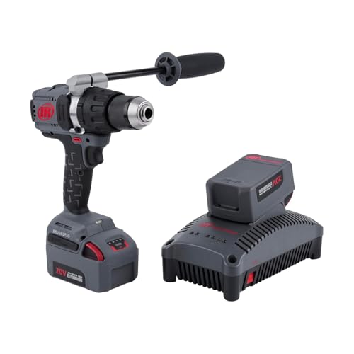 Ingersoll Rand D5241-K22-EU IQV20 Hammer Drill – 120 Nm Drehmoment Kabellose Schlagbohrmaschine, Hochleistungs-Bohrmaschine mit 13mm Metallfutter Ingersoll Rand D5241-K22-EU IQV20 Hammer Drill – 120 Nm Drehmoment Kabellose Schlagbohrmaschine, Hochleistungs-Bohrmaschine mit 13mm Metallfutter von Ingersoll-Rand