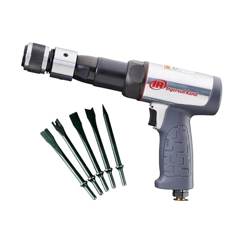 Ingersoll Rand Druckluft Hammer Kit 119MAXK, Presslufthammer mit Langem Rundschaft, für Kraftfahrzeuge und Werkstattwagen, mit 5 Meißeln und Koffer Ingersoll Rand Druckluft Hammer Kit 119MAXK, Presslufthammer mit Langem Rundschaft, für Kraftfahrzeuge und Werkstattwagen, mit 5 Meißeln und Koffer von Ingersoll-Rand