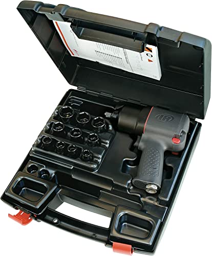 Ingersoll-Rand 2130XP-K Drehschlagschrauber Set mit 10 Steckschlüsseln | 816 Nm Drehmoment | Aluminiumgehäuse | Schwarz Ingersoll-Rand 2130XP-K Drehschlagschrauber Set mit 10 Steckschlüsseln | 816 Nm Drehmoment | Aluminiumgehäuse | Schwarz von Ingersoll-Rand