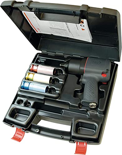 Ingersoll-Rand Schlagschrauber mit 816 Nm Drehmoment, Steckschlüsselset mit 3 Nüssen SK4ML3L, geräuscharmer Schrauber fürs Auto, Vierkant 1/2 Zoll Werkstatt Tool 2130XP, 1 Set Ingersoll-Rand Schlagschrauber mit 816 Nm Drehmoment, Steckschlüsselset mit 3 Nüssen SK4ML3L, geräuscharmer Schrauber fürs Auto, Vierkant 1/2 Zoll Werkstatt Tool 2130XP, 1 Set von Ingersoll-Rand