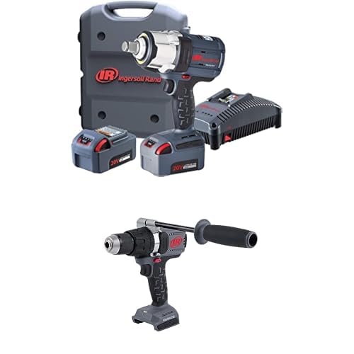 Ingersoll-Rand W7172-K22B-EU Akku Schlagschrauber, 3/4" 20V, 2 x BL2022 Li-Ion-Akkus 5,0 Ah und Ladegerät-Satz in 1 Tragekoffer von Ingersoll-Rand