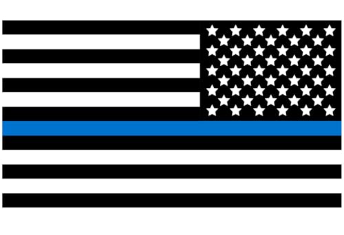 DTF-Wärmeübertragung, amerikanische Flagge, 8,3 x 4,4 cm, Uniform, USA, langlebig, waschbar und perfekt für Uniformen, Hemden und Trikots, Hot Peel | hergestellt in Amerika (dünn, blau rechts) von Ink Trendz