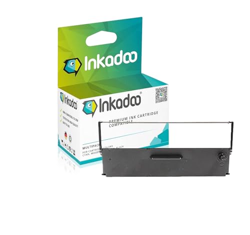 Inkadoo Farbband für Epson C43S015369 / ERC-31-B 930 TM 950 TM 930 Series IT-U 375 TM-U 590 Farbband Schreibmaschinenband Tintenband Farbband Schreibmaschine Inkadoo Farbband für Epson C43S015369 / ERC-31-B 930 TM 950 TM 930 Series IT-U 375 TM-U 590 Farbband Schreibmaschinenband Tintenband Farbband Schreibmaschine von Inkadoo