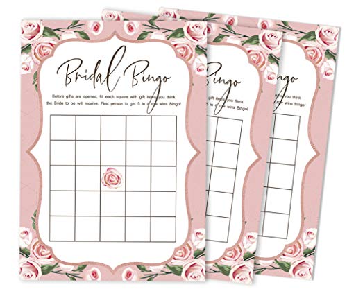 Inkdotpot 50 Blumen Brautkleides Bingo-Spiel Karten für Brautpolterabend Bachelorette Party Bulk leeres Quadrat Fill in Geschenkideen Inkdotpot 50 Blumen Brautkleides Bingo-Spiel Karten für Brautpolterabend Bachelorette Party Bulk leeres Quadrat Fill in Geschenkideen von Inkdotpot