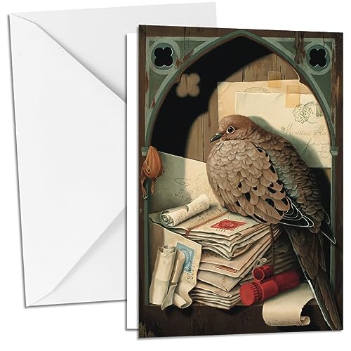 Inkognito Klappkarte mit Umschlag C6- (11,5 x 17 cm) • 17835-5 ''Post Künstler Suzan Visser • Fantastik • Tiere von Inkognito