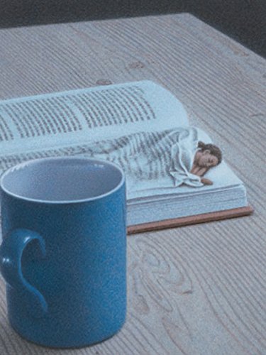 Inkognito Klappkarte mit Umschlag C6- (11,5 x 17 cm) • 22869-5 ''Nachts mit Buch Künstler Quint Buchholz • Fantastik von Inkognito