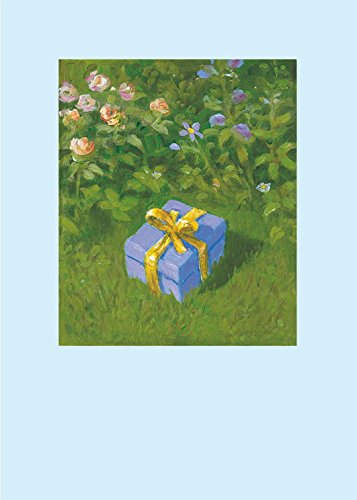 Klappkarte mit Umschlag C6- (11,5 x 17 cm) • 15059-5 ''Ein Geschenk für den Garten'' von Inkognito • Künstler: INKOGNITO © Michael Sowa von Inkognito