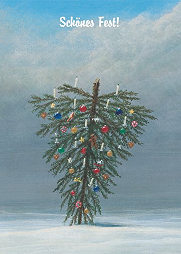 Klappkarte mit Umschlag C6- (11,5 x 17 cm) • 26013-5 ''Wenn der Christbaum blüht'' von Inkognito • Künstler: INKOGNITO © Gerhard Glück • Weihnachten von Inkognito