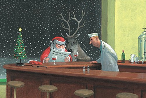 Inkognito Klappkarte mit Umschlag C6- (11,5 x 17 cm) • 26018-5 ''Hoppers Freude Künstler Gerhard Glück • Weihnachten von Inkognito