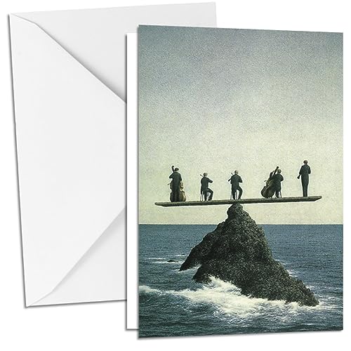 Inkognito Klappkarte mit Umschlag C6- (11,5 x 17 cm) • 8002 ''Das Quintett Künstler Quint Buchholz • Fantastik von Inkognito