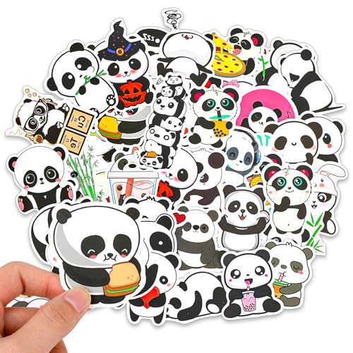 100 Stück Süßer Panda Aufkleber Set Panda Deko Wasserfest Vinyl Tiere Aufkleber Dekorative Cartoon Stickers für Panda Liebhaber Telefon Laptop 100 Stück Süßer Panda Aufkleber Set Panda Deko Wasserfest Vinyl Tiere Aufkleber Dekorative Cartoon Stickers für Panda Liebhaber Telefon Laptop von InnoHHustle