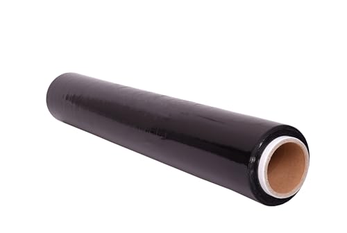 Inoverse 1 Rolle Stretchfolie Schwarz, 50cm/1.5kg Folie Für Möbel & Umzug, Palettenfolie, Wickelfolie, Verpackungsfolie auf Rolle, Strechfolienrolle, Verpackungsmaterial, Schwarz Folie Inoverse 1 Rolle Stretchfolie Schwarz, 50cm/1.5kg Folie Für Möbel & Umzug, Palettenfolie, Wickelfolie, Verpackungsfolie auf Rolle, Strechfolienrolle, Verpackungsmaterial, Schwarz Folie von Inoverse