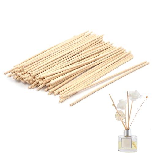 Inscrip 100 Stück Peddigrohr Staken, 3 mm Flechtmaterial Peddig,Duftstäbchen,Peddigrohr Staken,Flechtmaterial RaumduftRattanstäbchen,für Heimwerker, Rundholz Holzstab zum Basteln,für Raumduft (95cm) Inscrip 100 Stück Peddigrohr Staken, 3 mm Flechtmaterial Peddig,Duftstäbchen,Peddigrohr Staken,Flechtmaterial RaumduftRattanstäbchen,für Heimwerker, Rundholz Holzstab zum Basteln,für Raumduft (95cm) von Inscrip