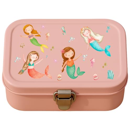 Meerjungfrau Sticker Set für Kinder – wasserfeste & spülmaschinenfeste Aufkleber – Vinyl Sticker A6 A5 A4 – Aufkleber für Brotdose, Flasche, Schulstart Mädchen von InselKids